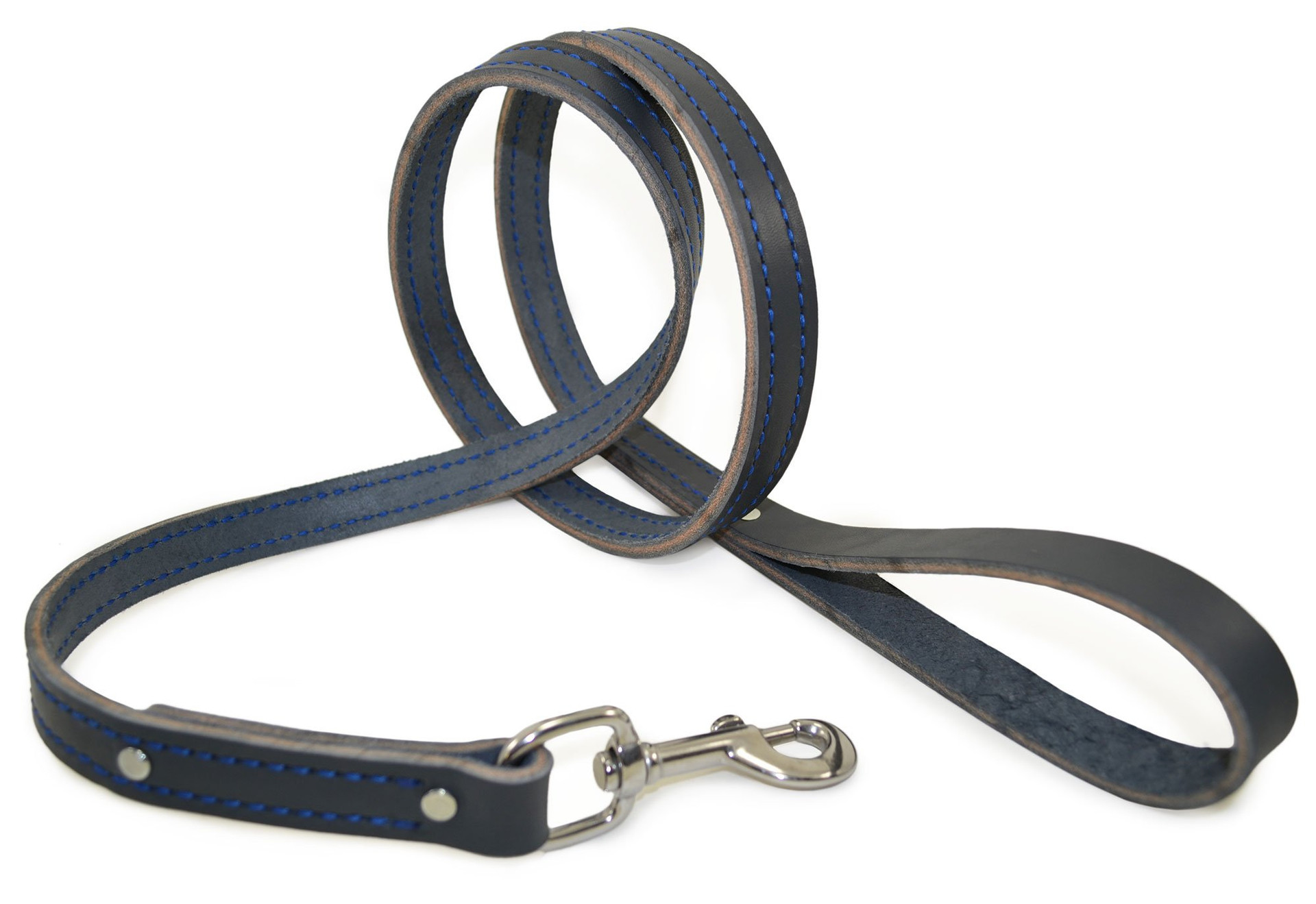 Ray Allen Blue Line Leather Lead | K9 Lead - Ray Allen Manufacturing