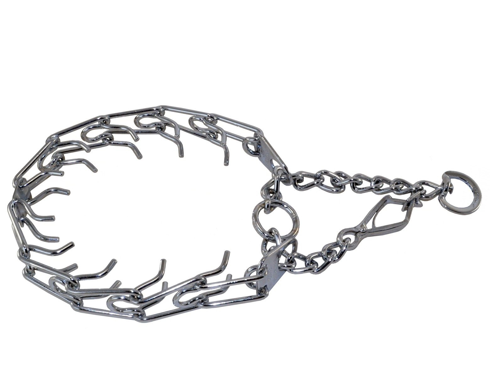 ChromePlated German Steel Quick Release Pinch Collars Quick release training pinch collar for