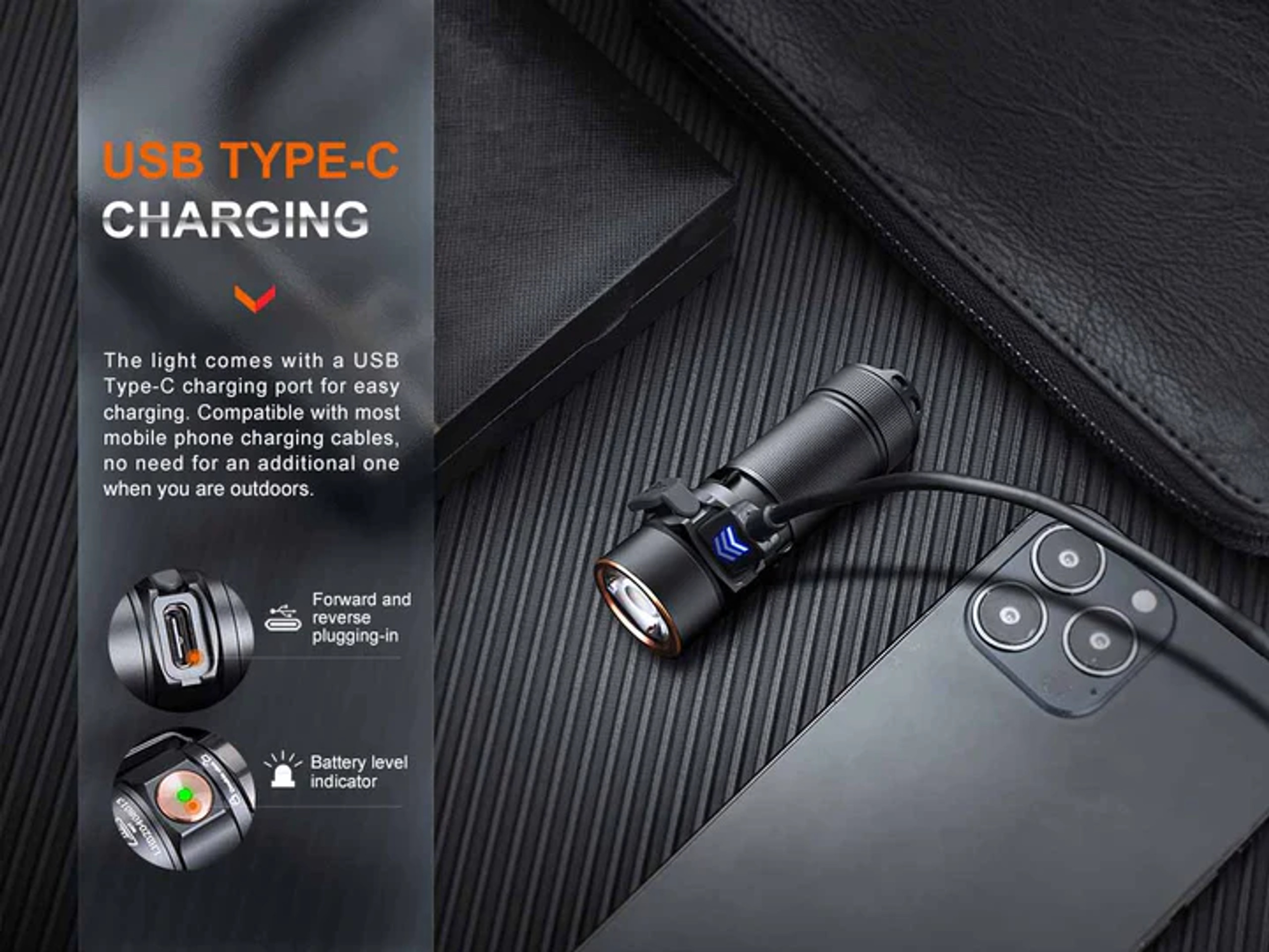 Fenix E18R V2.0 Rechargeable EDC Flashlight | Compact