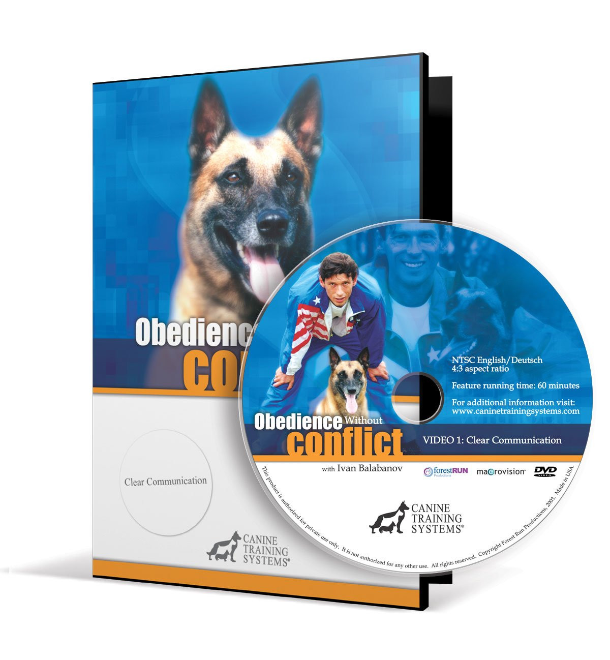 Dog Obedience Empire State K9 Training Obedience Without Conflict DVD Ray Allen Manufacturing