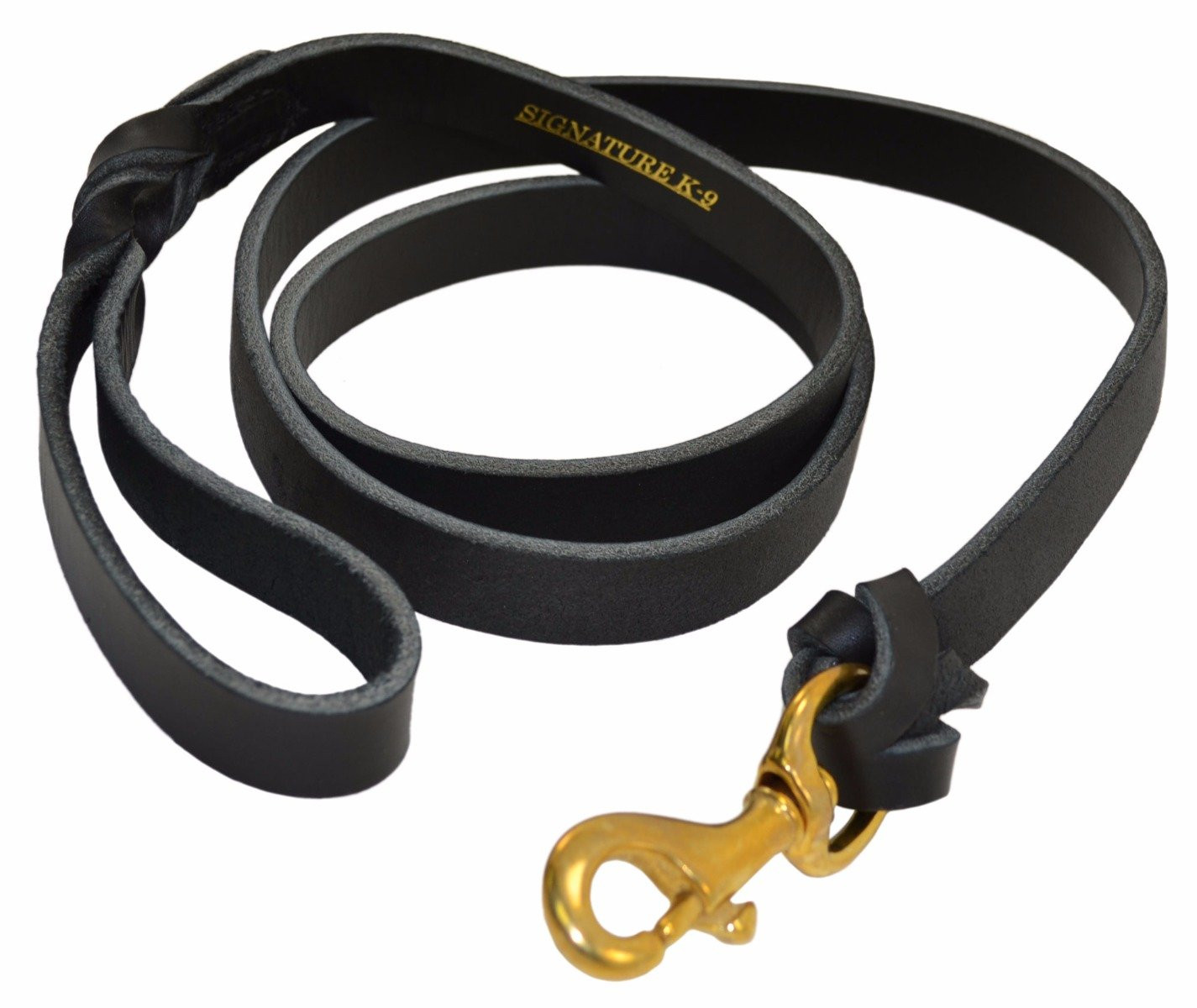 Leather Stiff Dog Leash Knotted Heavy Leather Leash Leather Dog