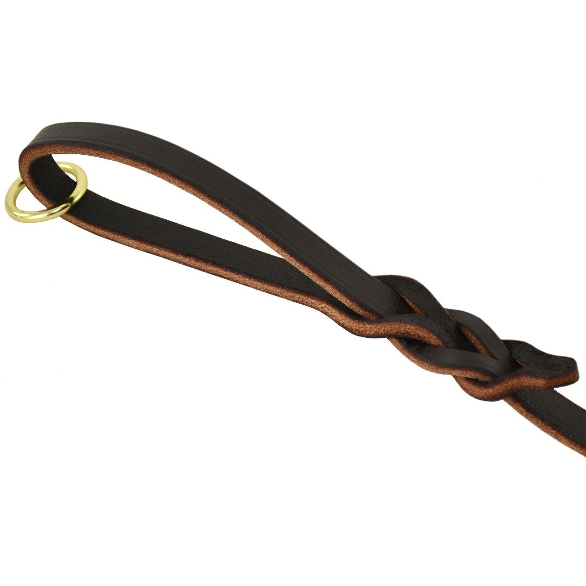 Oiled Leather Leash K9 Exclusive Ray Allen Manufacturing