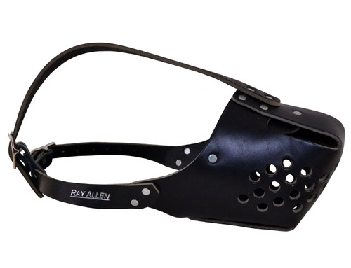 Black RamLite Leather Muzzle