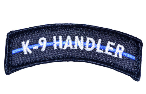 Thin Blue Line K9 Handler Patch main BKU-01