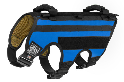 Service Dog Ultimate Harness main 36MHU-BLU