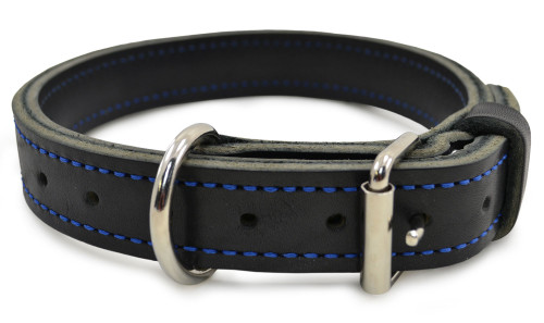 Blue Line Leather Agitation Collar main 57-11-20-BLU-BLK,57-11-BLU-BL-20-WI,57-11-24-BLU-BLK,57-11H-24-BLU-BLK,57-11-28-BLU-BLK,57-11-BLU-BL-28-WI,57-11-20-BLU-GRY,57-11-BLU-GR-20-WI,57-11-24-BLU-GRY,57-11H-24-BLU-GRY,57-11-28-BLU-GRY,57-11-BLU-GR-28-WI