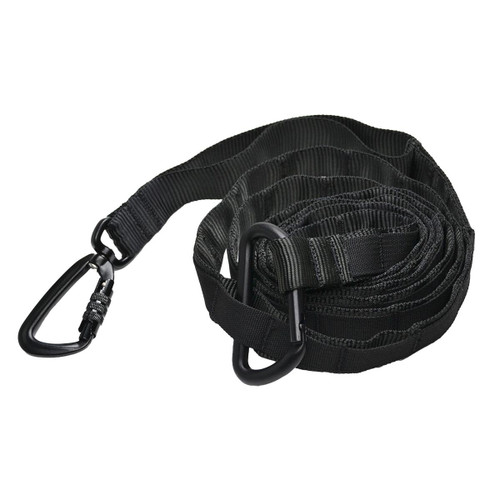 Adjustable Nylon Trail Leash Black main P-TL72-BLK,P-TL72-COY,P-TL72-RGR,P-TL72-MC