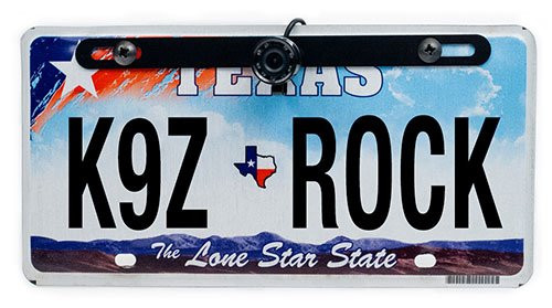 Top Dawg Wireless License Plate Backup Camera with LCD Display main TD-LPWA