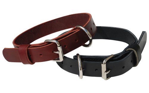 Single Layer Leather Collar main 66-11S-BLA,66-11S-BUR