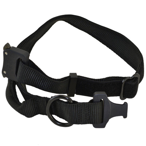 Redline K-9 MaxTac Service ID Collar With Cobra Buckle - Coyote