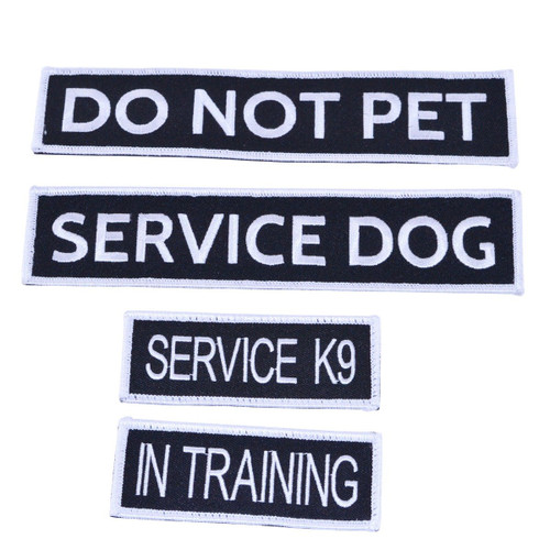 Embroidered Service Dog Patches main TH5DNP-4,TH5SVK9-4,TH5IT-4,PATCH-DNP,PATCH-SD
