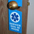 Service Dog In Room Door Hanger lifestyle SEDG-08