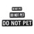 PVC Do Not Pet Panels all 3 sizes main MSMDNP-XS,MSMDNP-S,MSMDNP-L