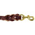 Braided Leather Leash with O-Ring