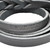 Braided Leather Leash with O-Ring detail 322232R-BLA,322242R-BLA,322252R-BLA,322262R-BLA,B322242R,B322252R,B322262R