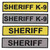 Embroidered Law Enforcement ID Panels