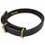 Premier Leather Collar brown stitching, brass hardware alt 77-1-20,77-1-22,77-1-24,77-1-26