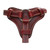 Double Layer Leather Harness detail LTR-6-M-BUR,LTR-6-L-BUR,LTR-6-XL-BUR