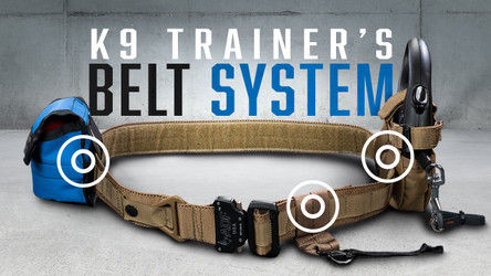 The Complete K9 Trainer's Belt System