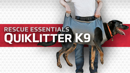 Rescue Essentials QuikLitter K9 - Emergency Gurney