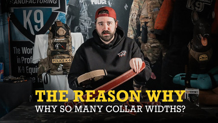 Why Collar Width Matters: Choosing the Right Dog Collar for Working Dogs