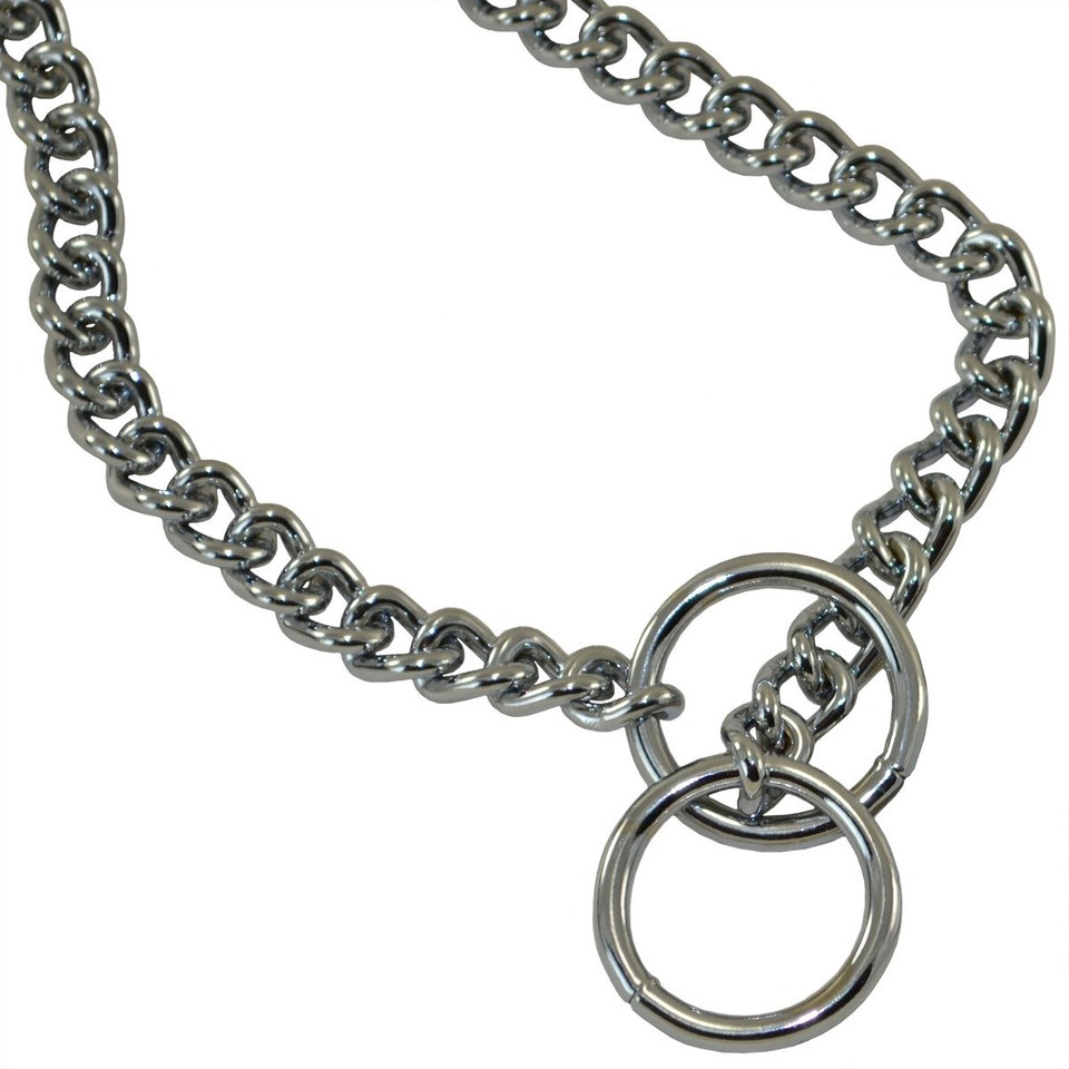 Herm Sprenger 3mm Short Link ChromePlated Steel Choke Chain Collar