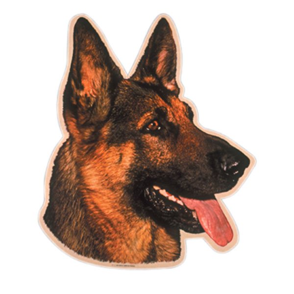 Dog Head Decals Dog-On-Board Display Vehicle K9 Stickers
