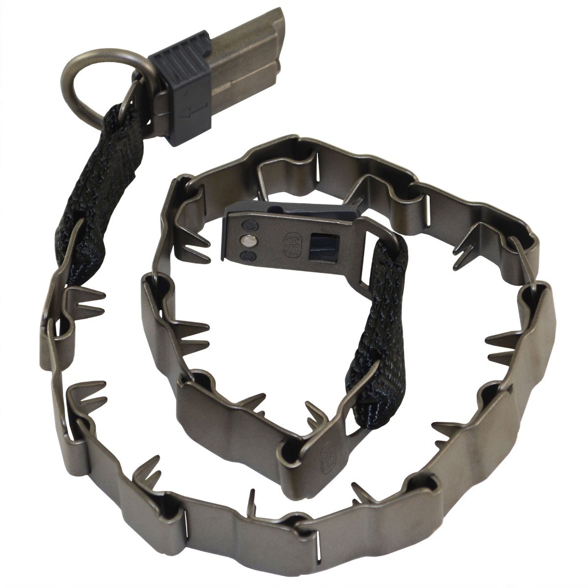 Herm Sprenger Neck-Tech Sport Black Stainless Steel Collar with ClicLock  Buckle