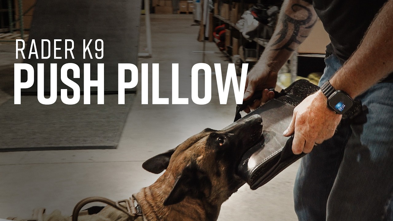 Revolutionary Bite Development: The Rader K9 Push Pillow for Working Dogs