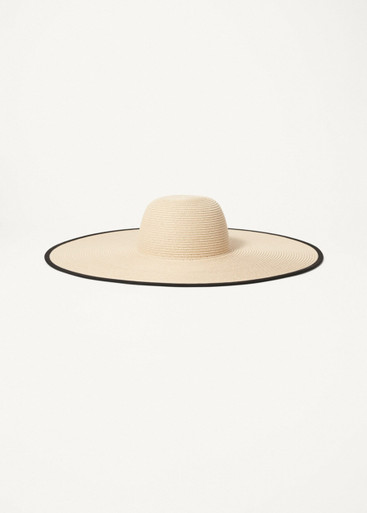 Wide-Brim Straw Hat