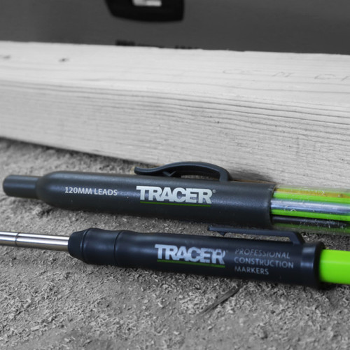 Tracer Deep Hole Construction Pencil with Replacement Lead Set AMK1