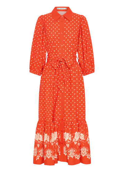 Rizzioli Midi Dolman in Red