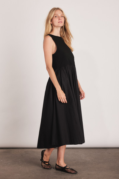 princess polly baby blue dress Casual Tiered Round Neck Ruffle Hem Short Cap Sleeve Knit Midi Dress with  Pockets main image 1