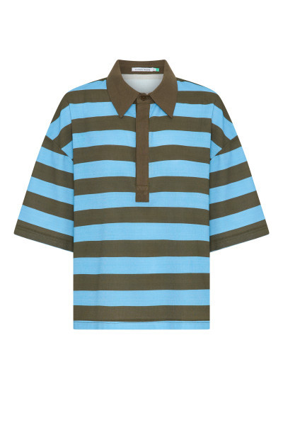 Stripe Rugby Tee in Stripe