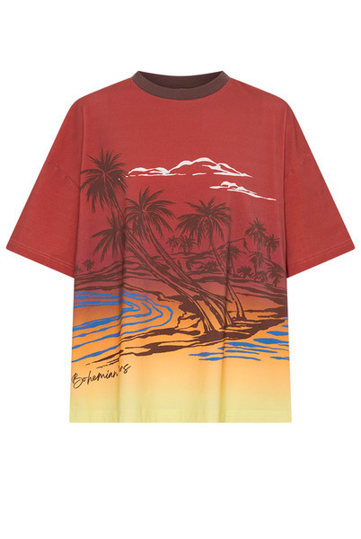 Balmy Oversized Tee in Red