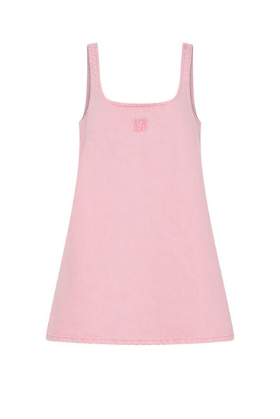 Scoop Neck Mini Dress in Ice Pink
