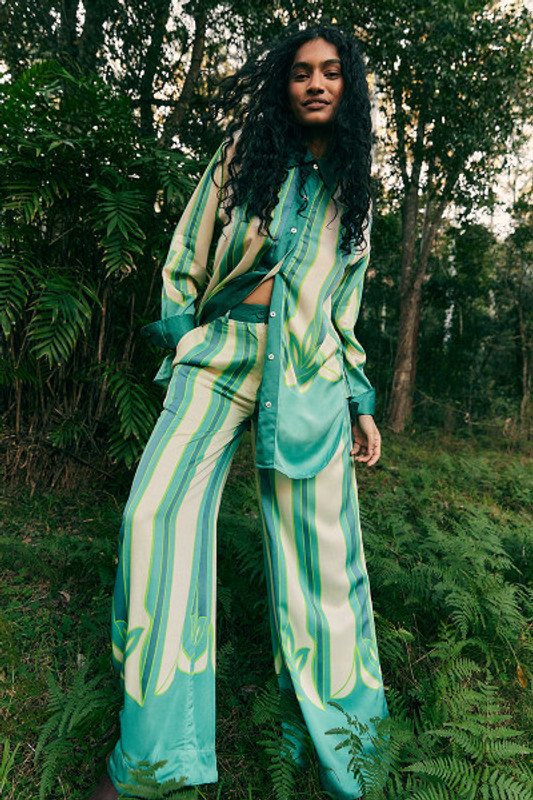 Oncilla Trouser in Aqua