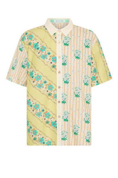 Lysia Spliced Shirt in Spliced