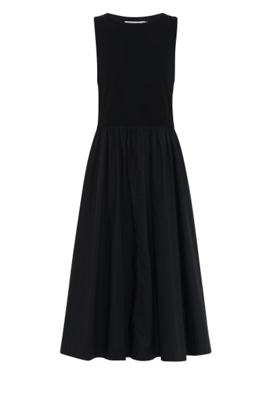 Ballet Midi Dress in Black