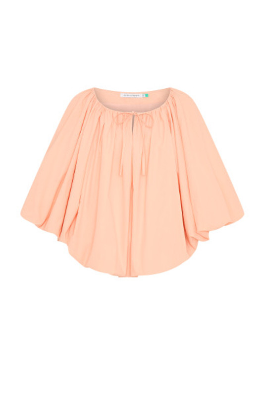 Pirate Puff Blouse in Peach