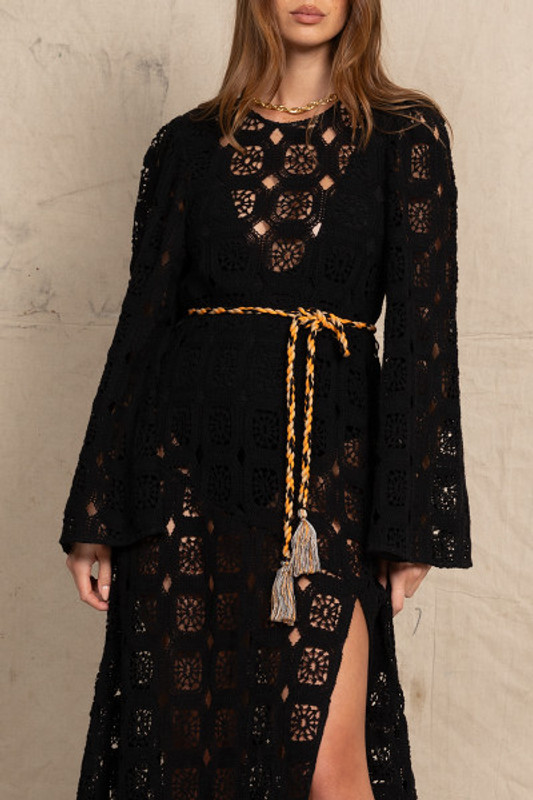 Twisted Rope Belt in Multi