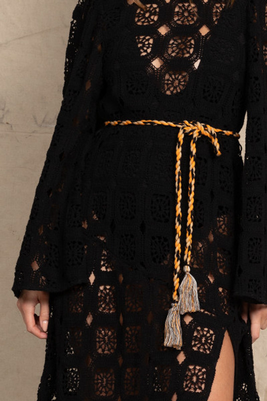 Twisted Rope Belt in Multi
