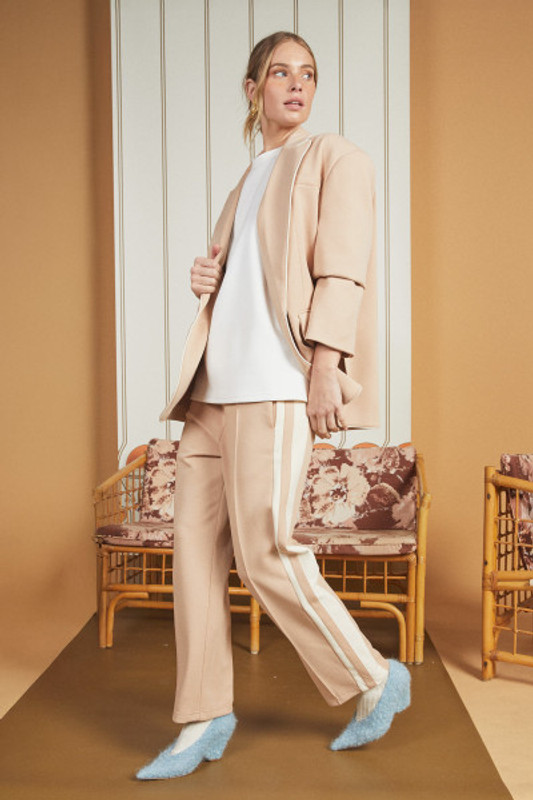 Tapered Track Pant in Clay