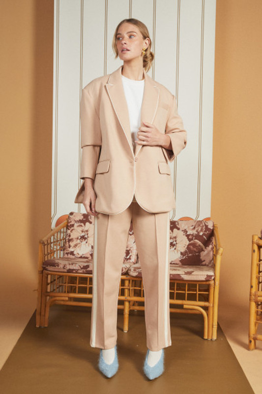 Tapered Track Pant in Clay