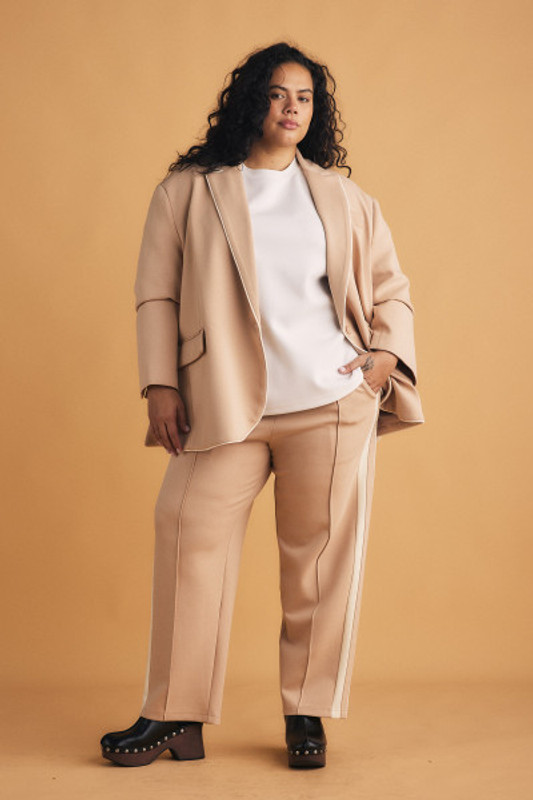 Tapered Track Pant in Clay