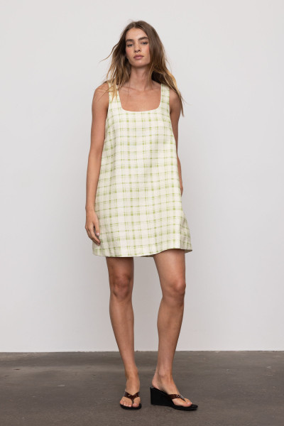 Frankie Shift Mini in Leaf Green