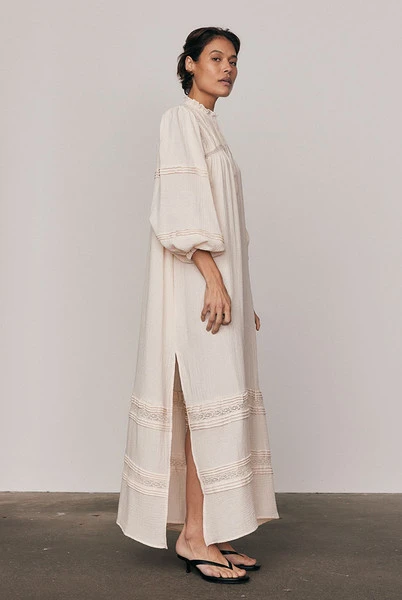 Kinney Billow Dress in Blush