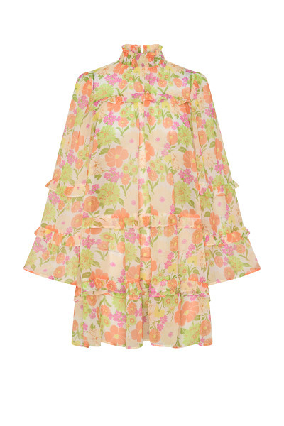 SUNDANCE FLARE SLEEVE MINI IN MULTI