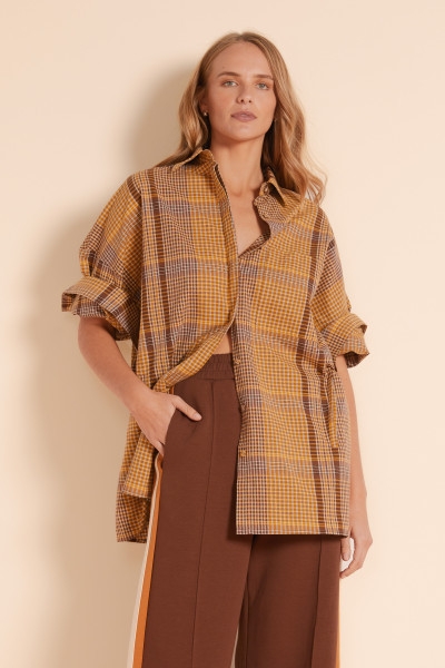 PLAID OVERSIZED SHIRT IN CHECK
