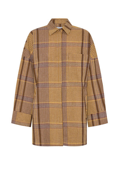 PLAID OVERSIZED SHIRT IN CHECK